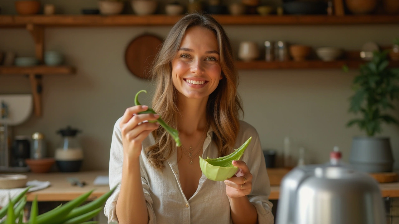 Jak připravit masku na obličej z aloe vera pro zářivou pleť