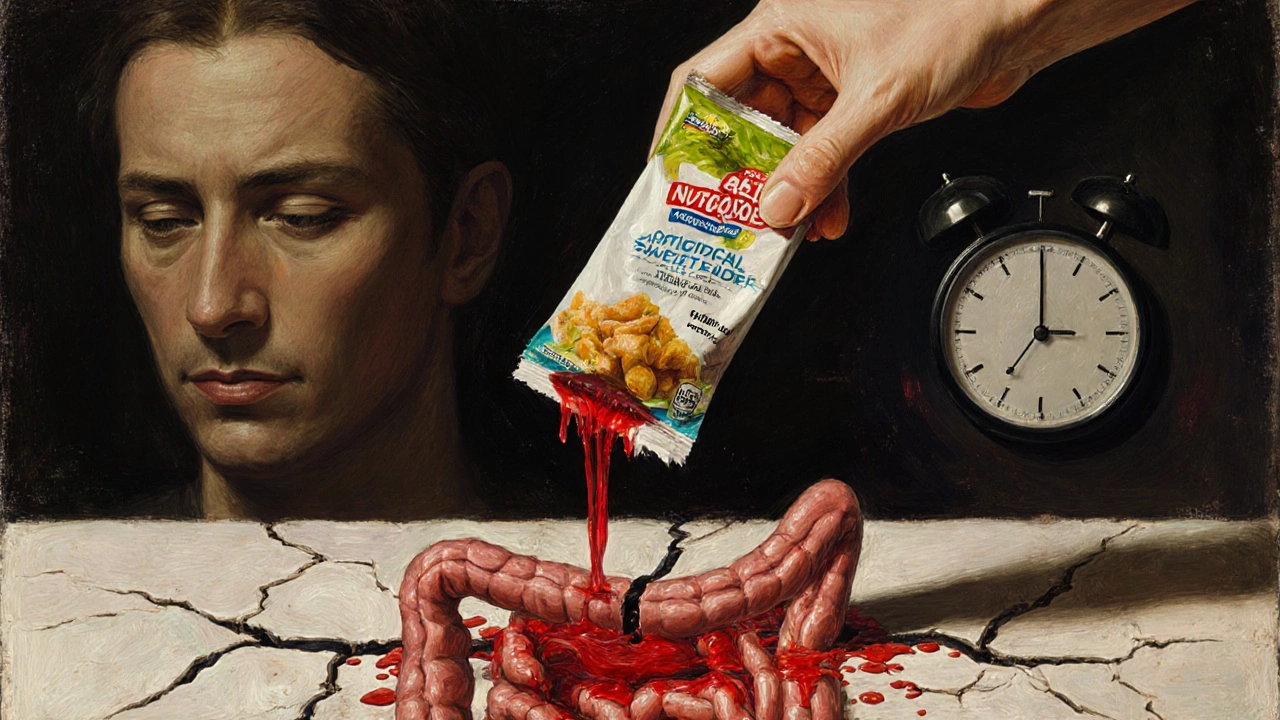 Umělá sladidla a tuky poškozují střevní sliznici a mikroflóru.