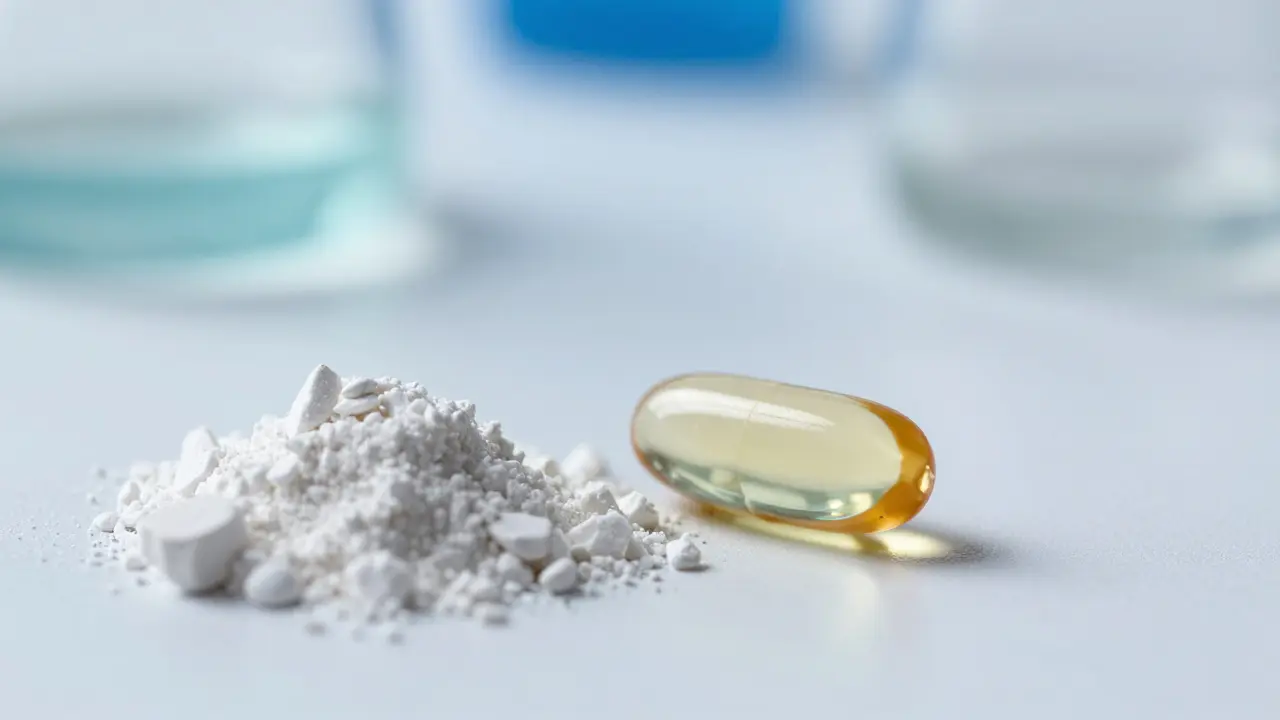 Kaple vitamínu D3 s hořčíkem a vápníkem pro lepší vstřebávání