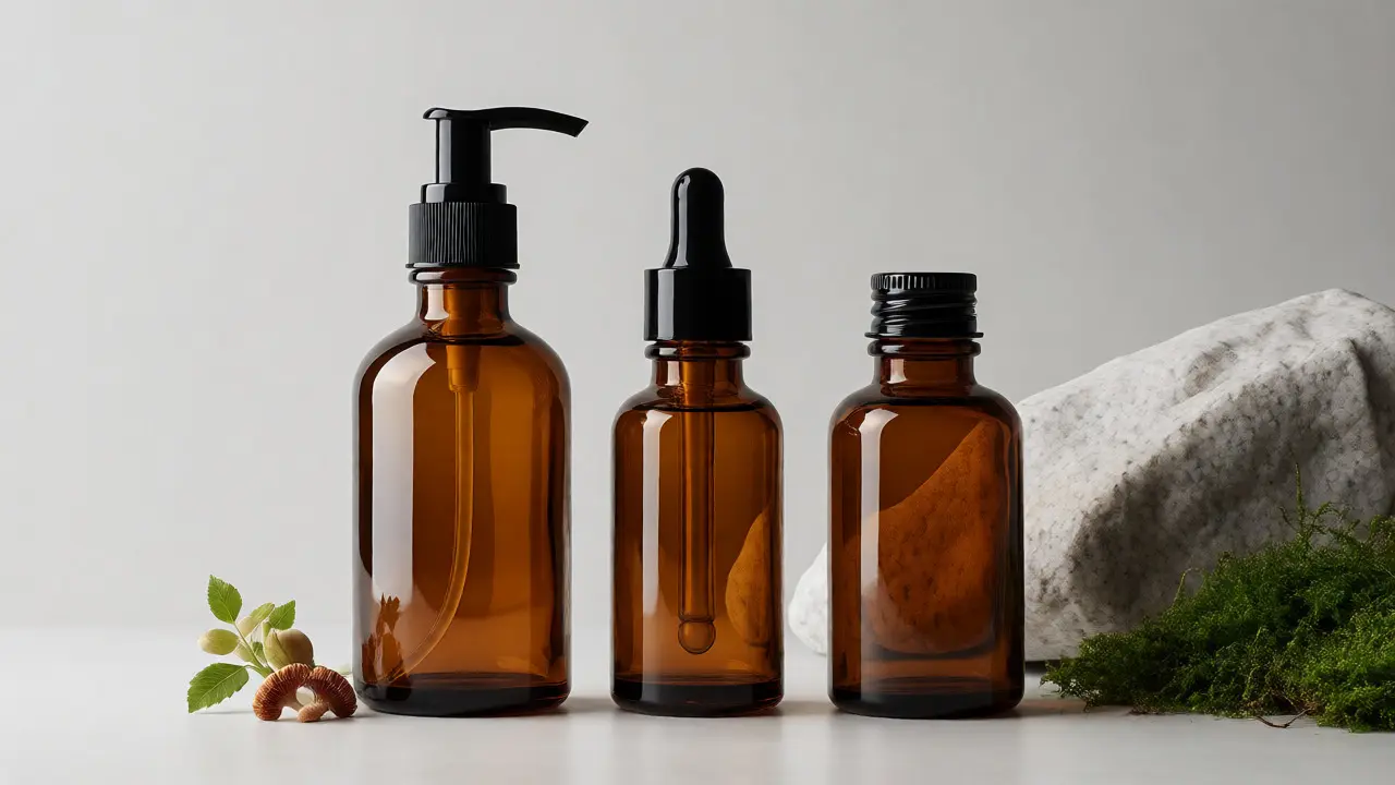 Refillable lahvičky s adaptogeny pro udržitelnou kosmetiku